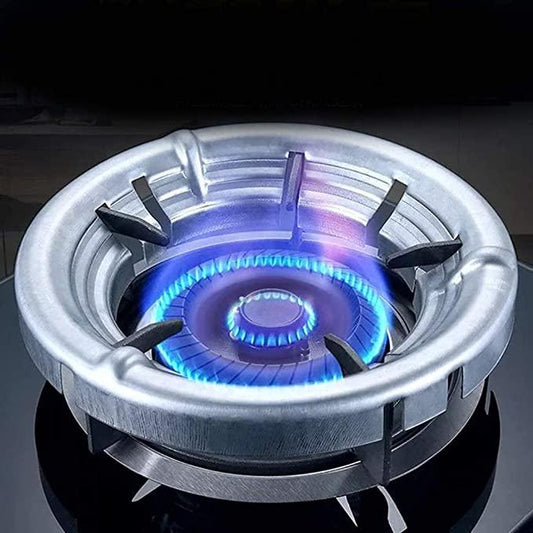 Gas Saver Stand Cooking Gas Saver Jali Ring Gas Stove Fire & Windproof Energy Saving Stand Gas Chula Stand Stove protector washable (Pack of 2)